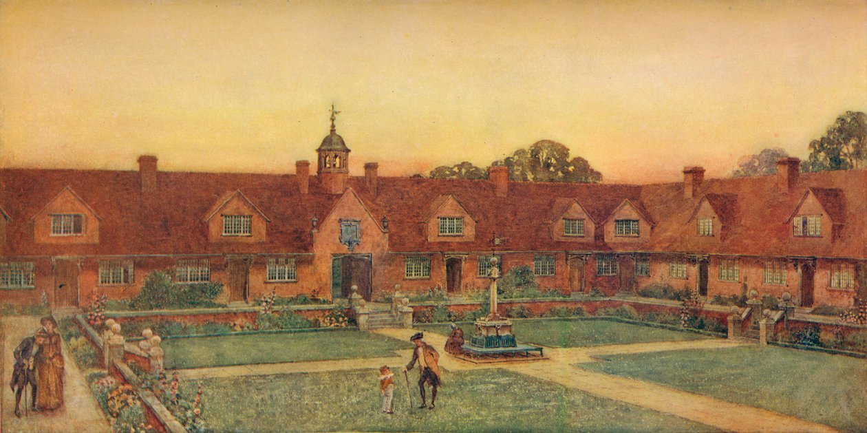Churchill Cottage Evleri, Somerset. Silcock ve Reay, Mimarlar, 1907 by Unbekannt