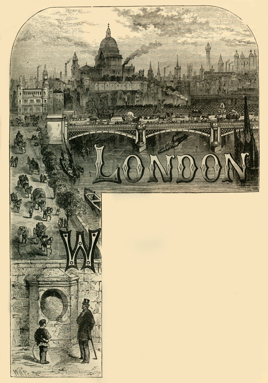Londra Şehri, c1872. by Unbekannt
