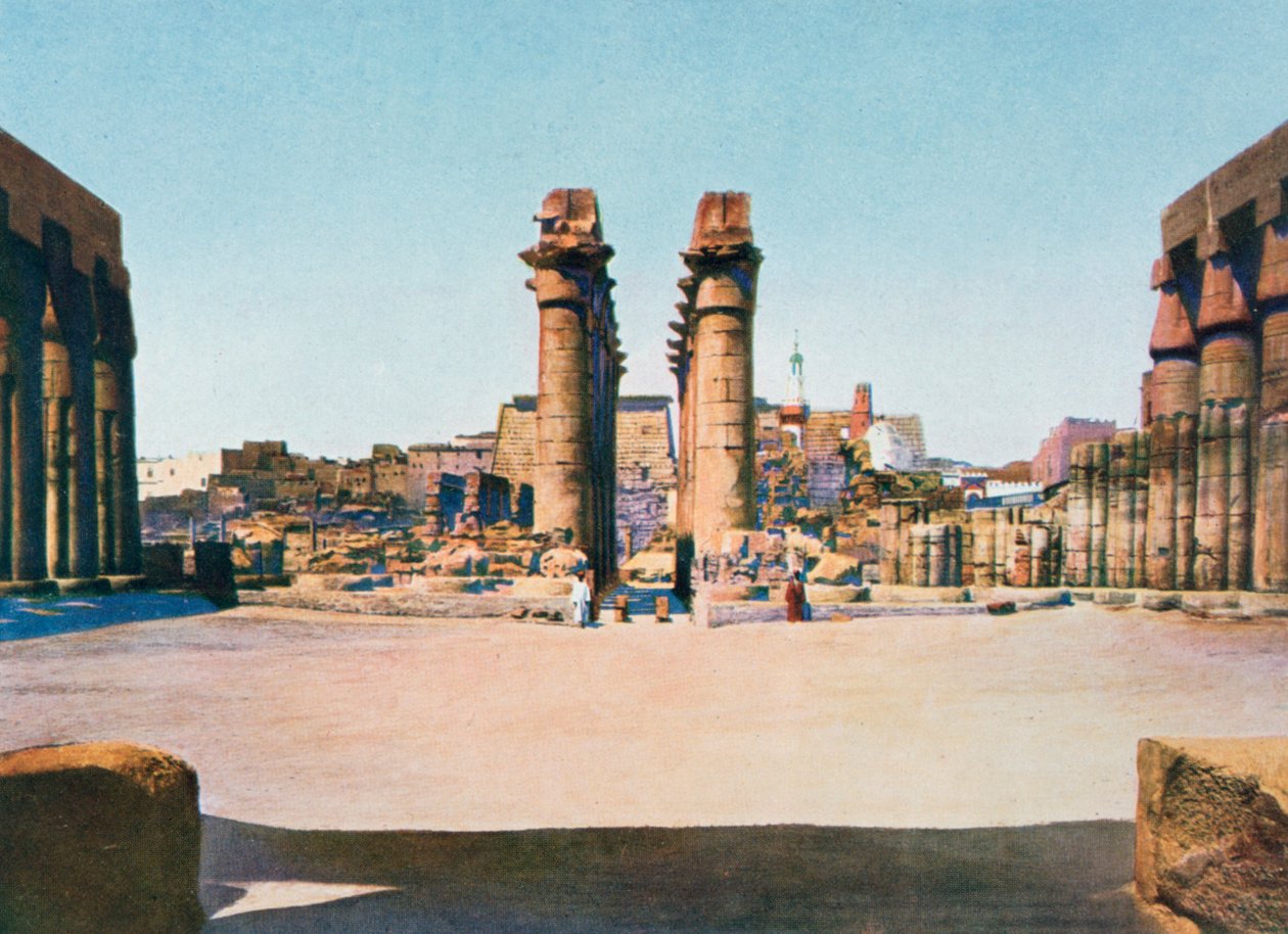 Amenhotep III Colonnade, Luksor Tapınağı, Mısır, 20. yüzyıl by Unbekannt