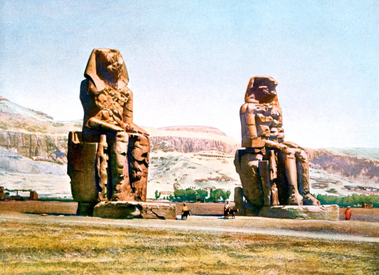 Memnon Heykeli, Mısır, 20. Yüzyıl by Unbekannt