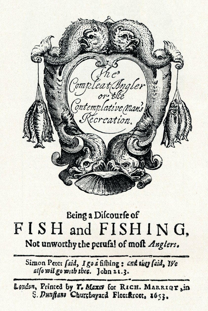 The Compleat Angler veya The Contemplative Mans Recreation, c1653 by Unbekannt