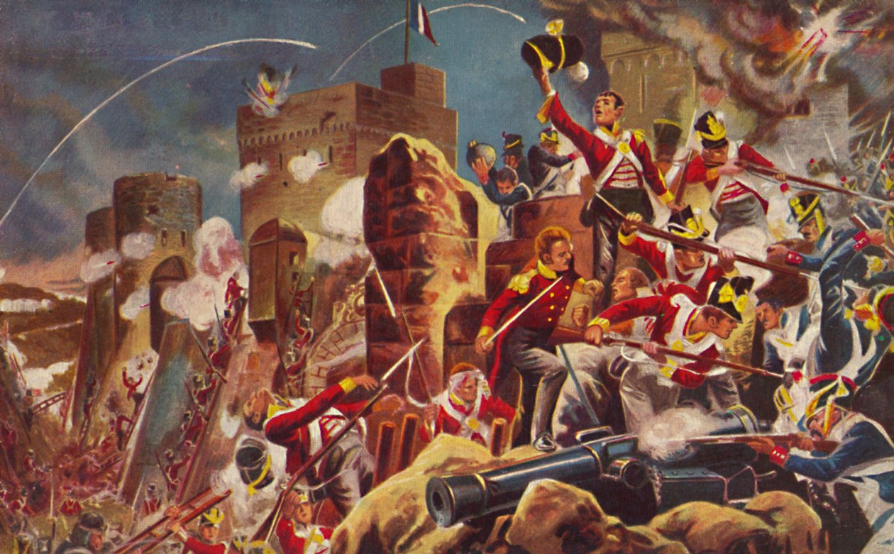 Connaught Rangers. Badajoz Kalesi