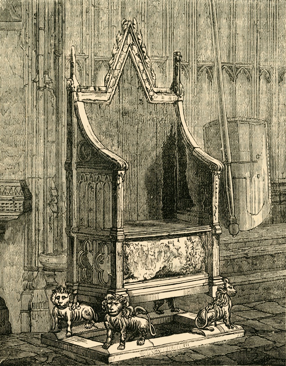 Taç Giyme Koltuğu, 1881. by Unbekannt