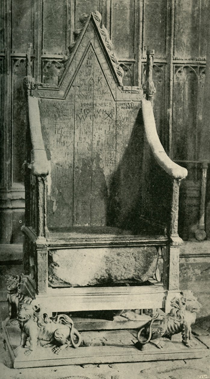 Kadim Taşı İçeren Taç Giyme Koltuğu, 1902. by Unbekannt