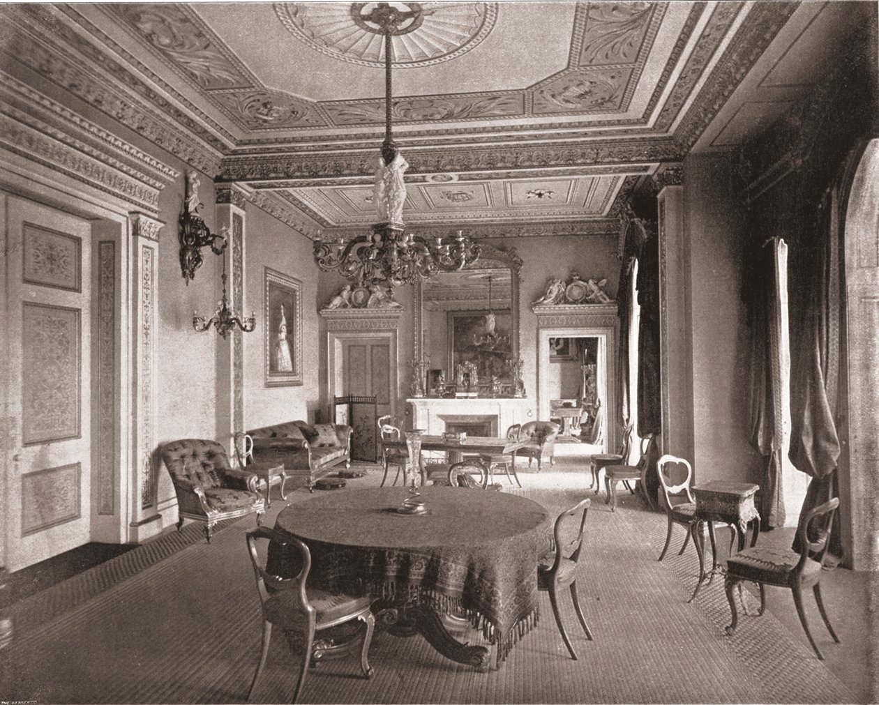 Konsey Odası, Osborne House, Doğu Cowes, Wight Adası, 1894. by Unbekannt