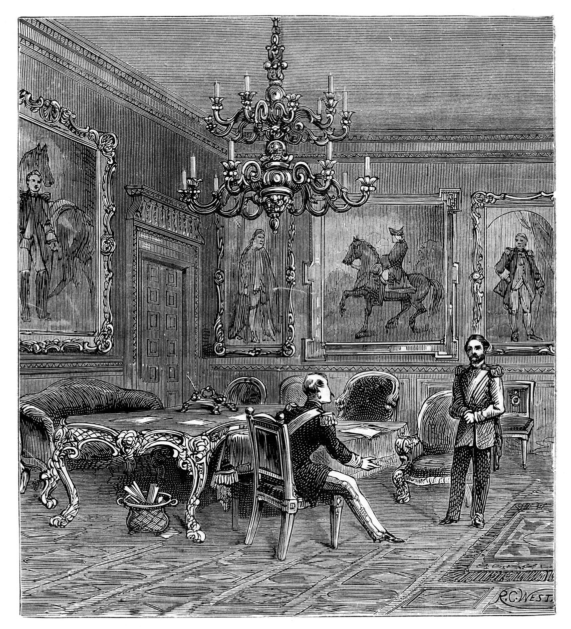 Konsey Odası, St James Sarayı, 1900. by Unbekannt