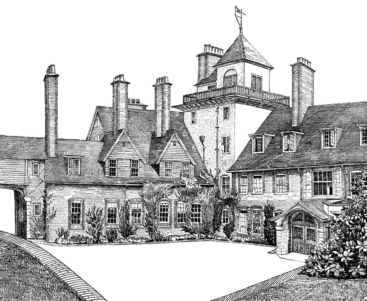 Mahkeme Avlusu, Standen, Doğu Grinstead, 1900 by Unbekannt