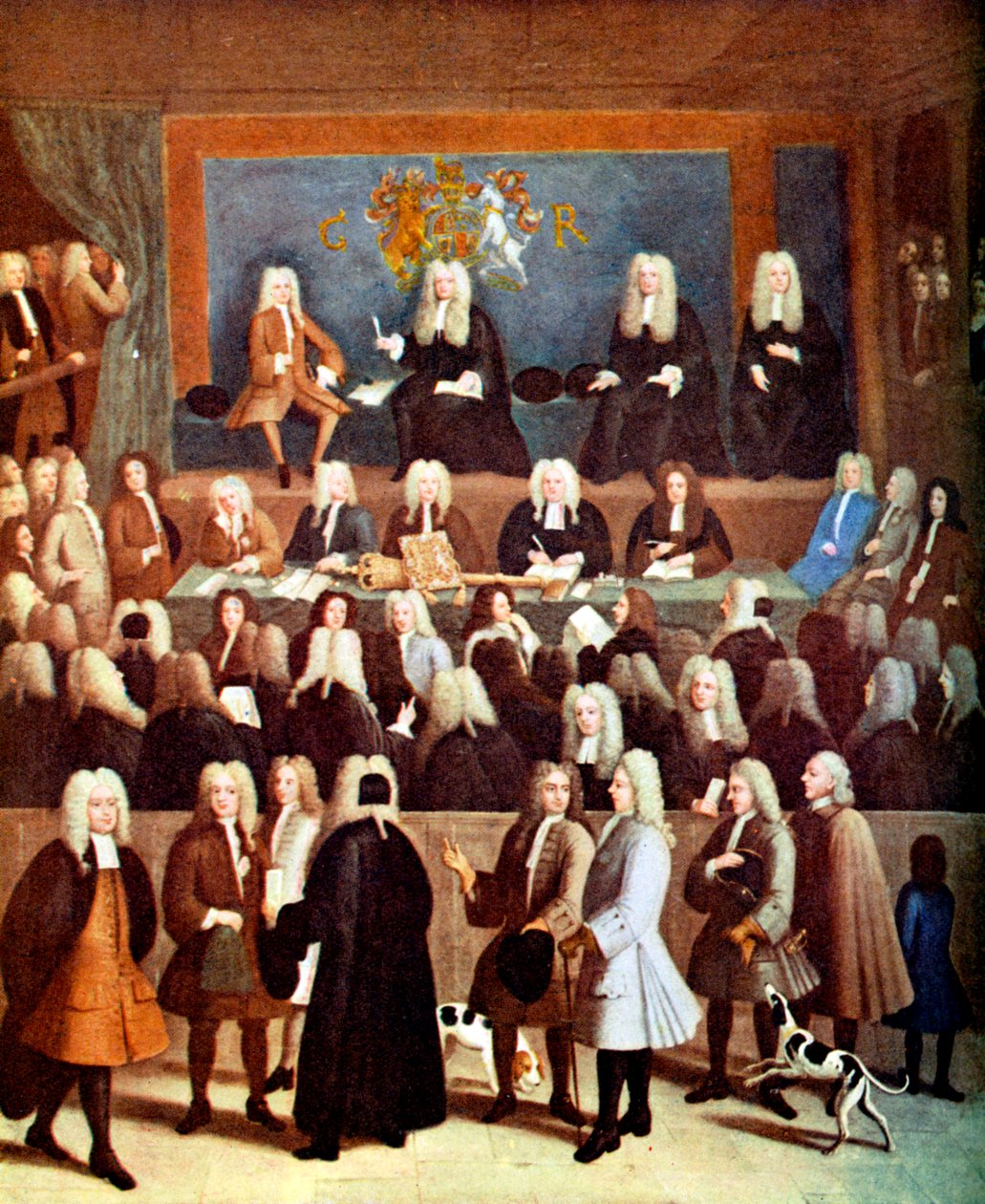 George I Saltanatında Kançılarya Mahkemesi, 18. yüzyıl c1905 by Unbekannt