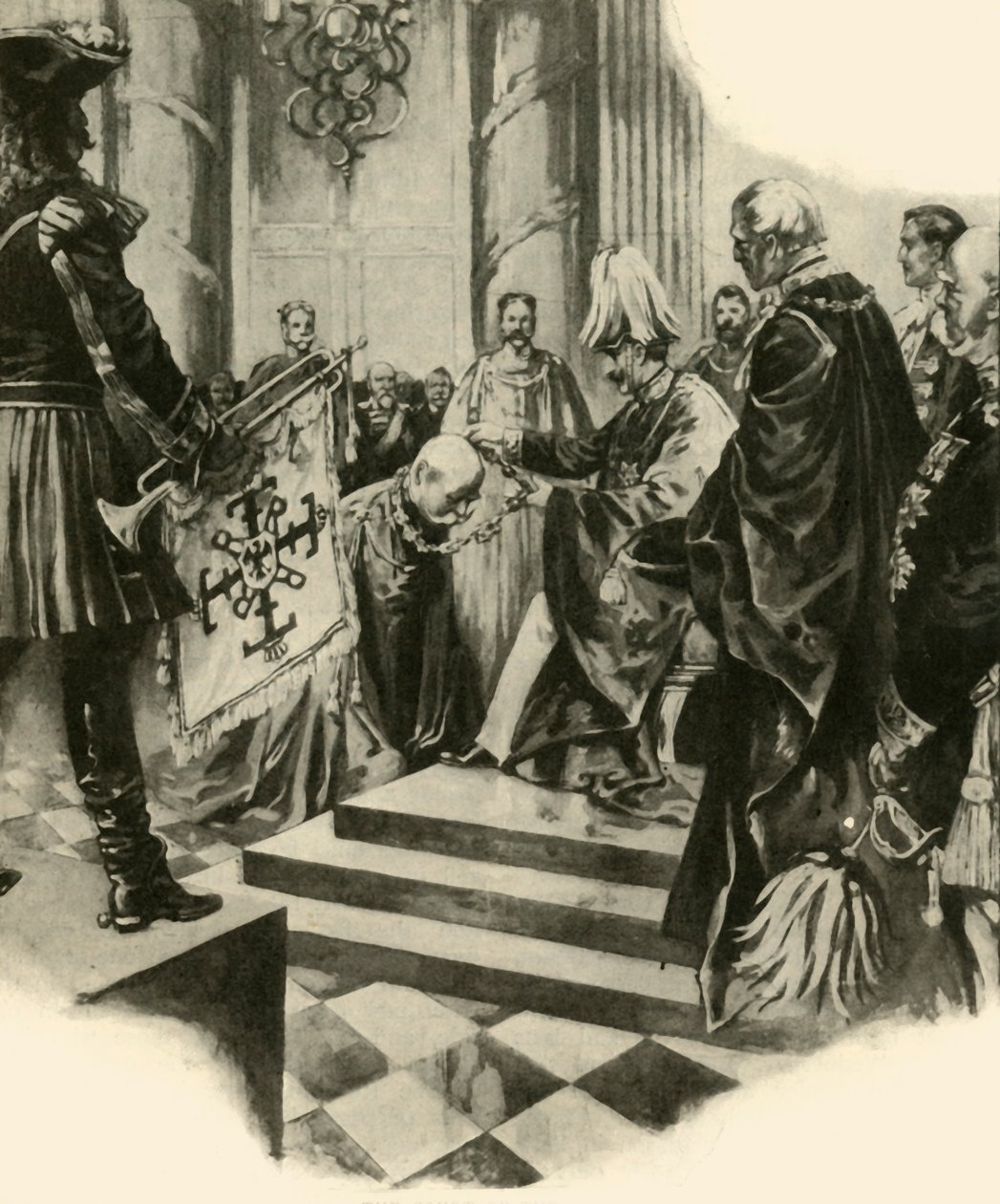 Kaiser Mahkemesi, 1910. by Unbekannt
