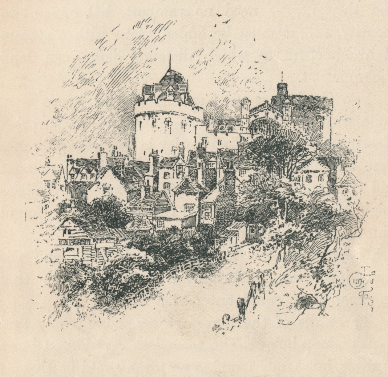Sokağa çıkma yasağı kulesi, 1895 by Unbekannt