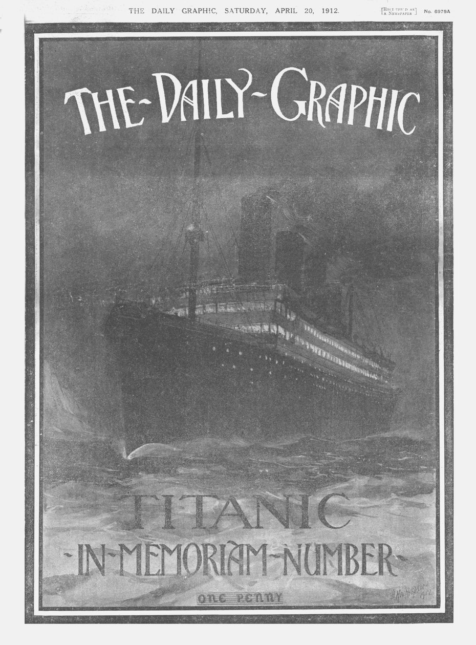 The Daily Graphic - Titanic-In-Memoriam-Number, ön kapak, 20 Nisan 1912. by Unbekannt