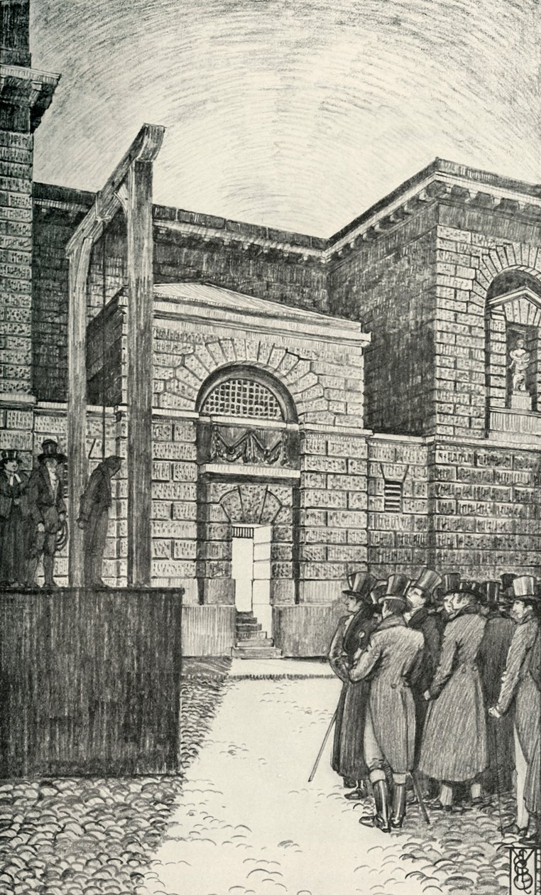 Borçlular Kapısı, Newgate Hapishanesi, Londra, 1821, 1938 by Unbekannt