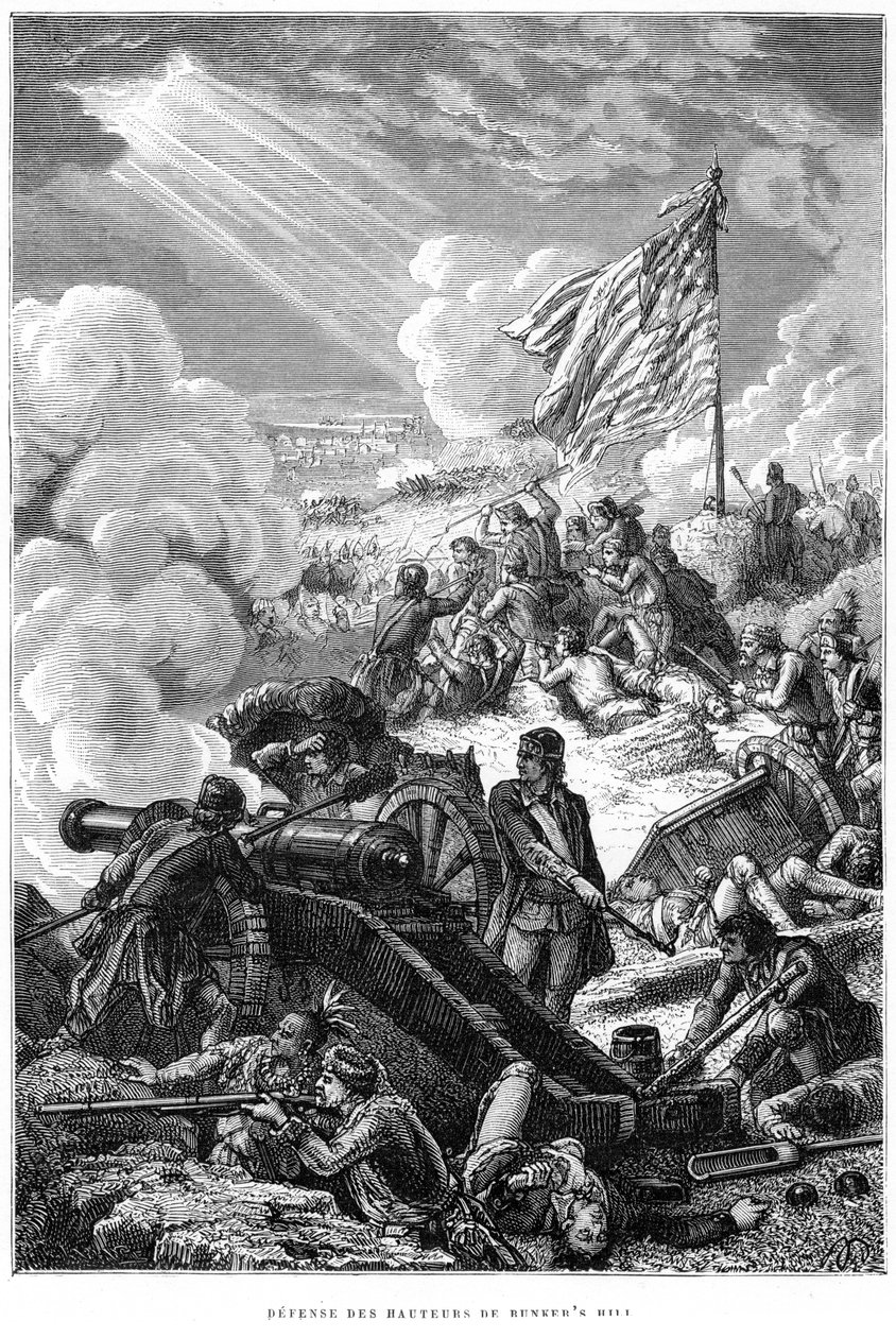 Bunker Hill Savunması, 1775 by Unbekannt