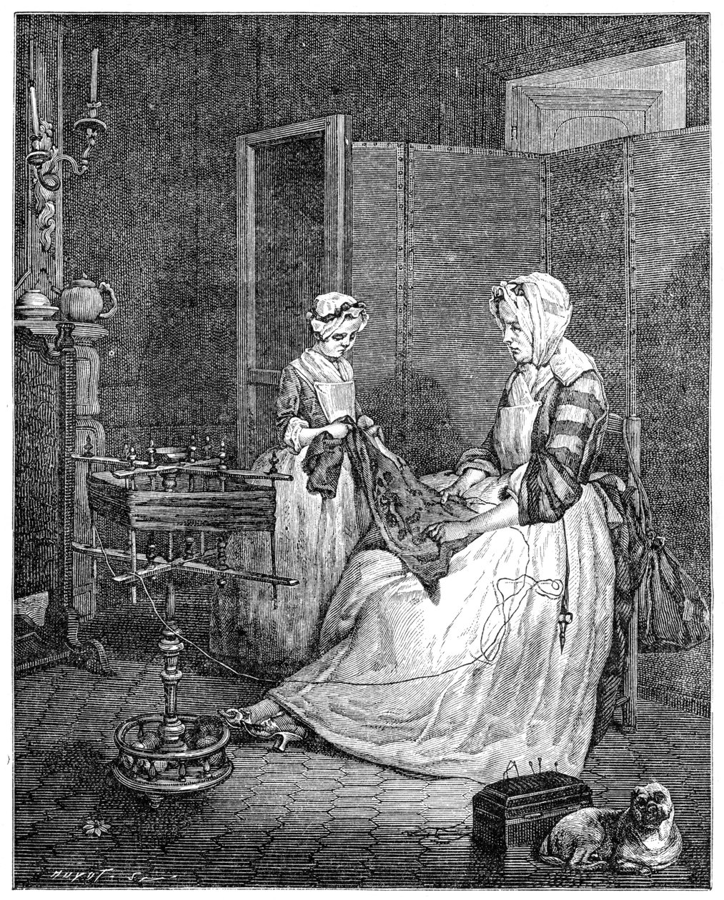 Çalışkan Anne, 1740, 1885 by Unbekannt
