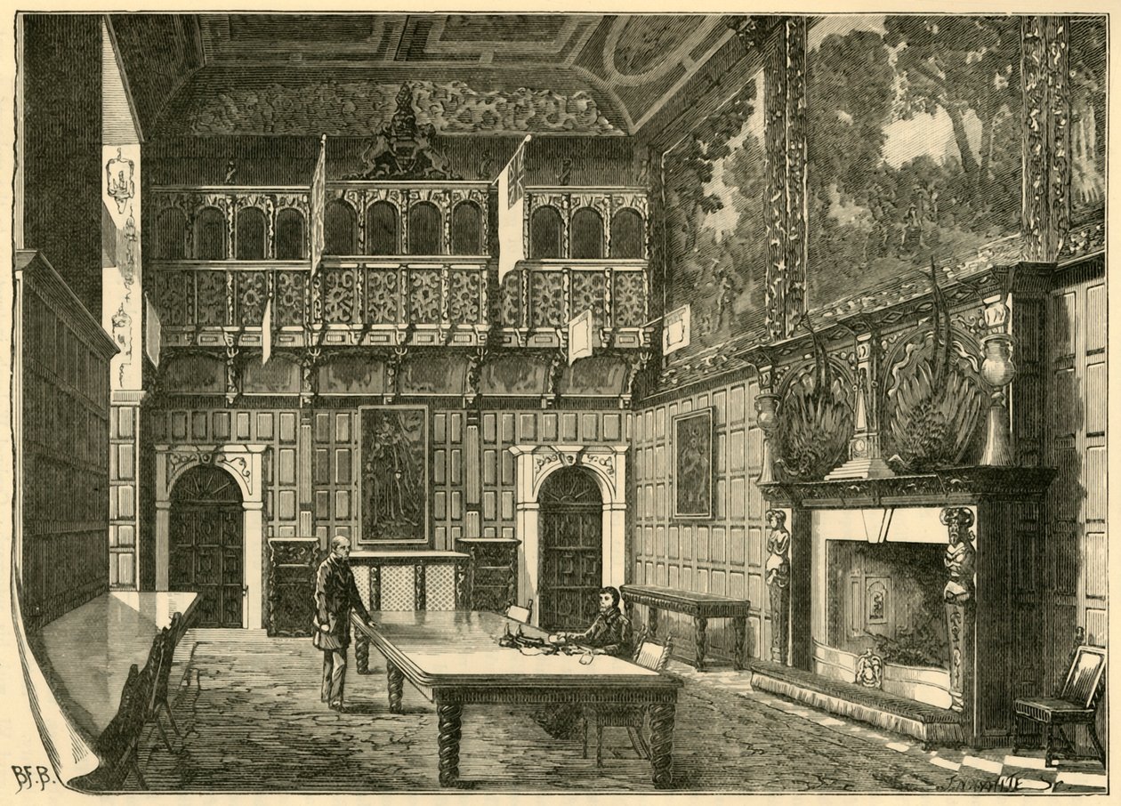 Yemek Salonu, Hatfield, 1898. by Unbekannt