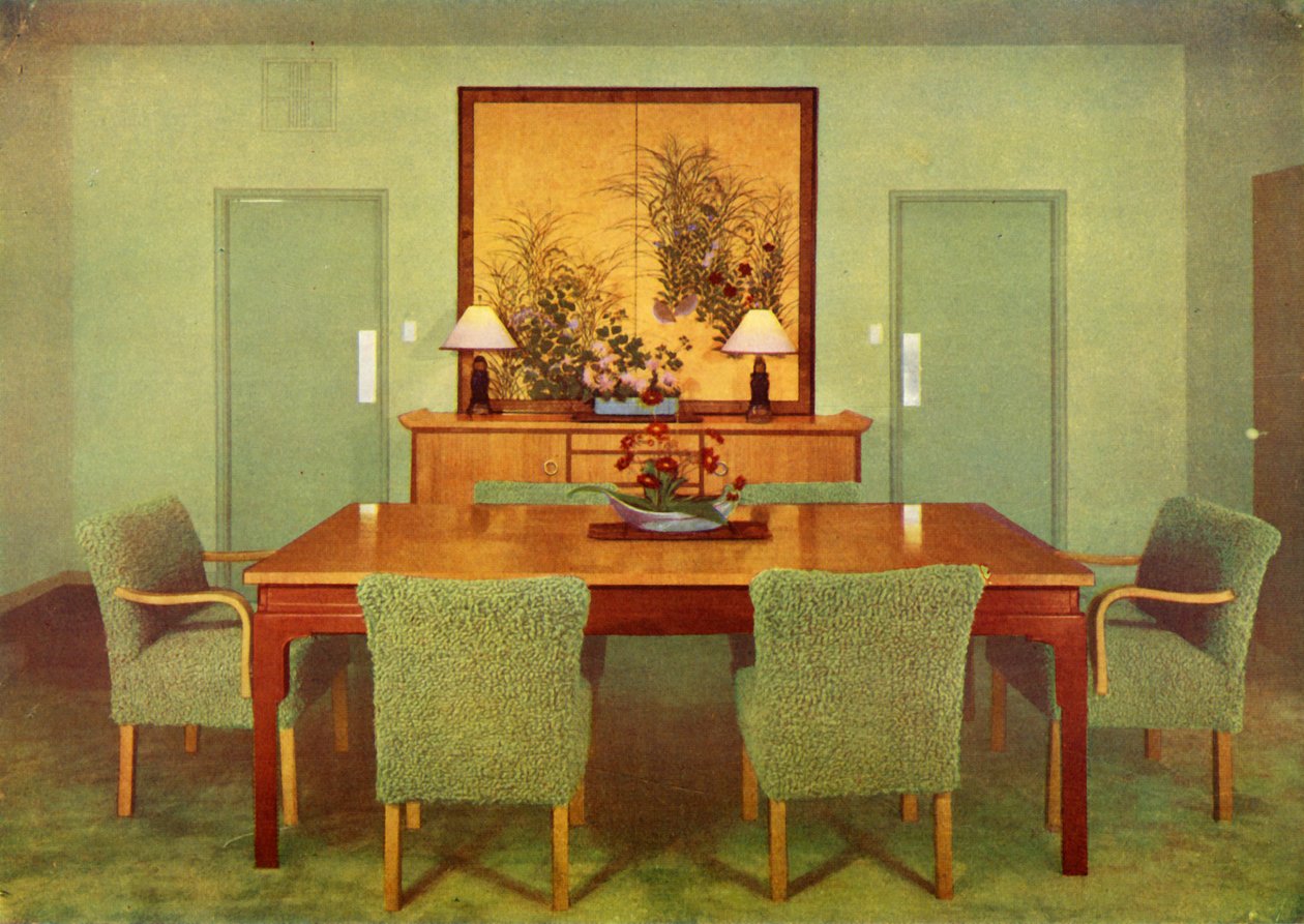 Yemek Odası - Paul T. Frankl, Beverly Hills, Kaliforniya, 1941 by Unbekannt