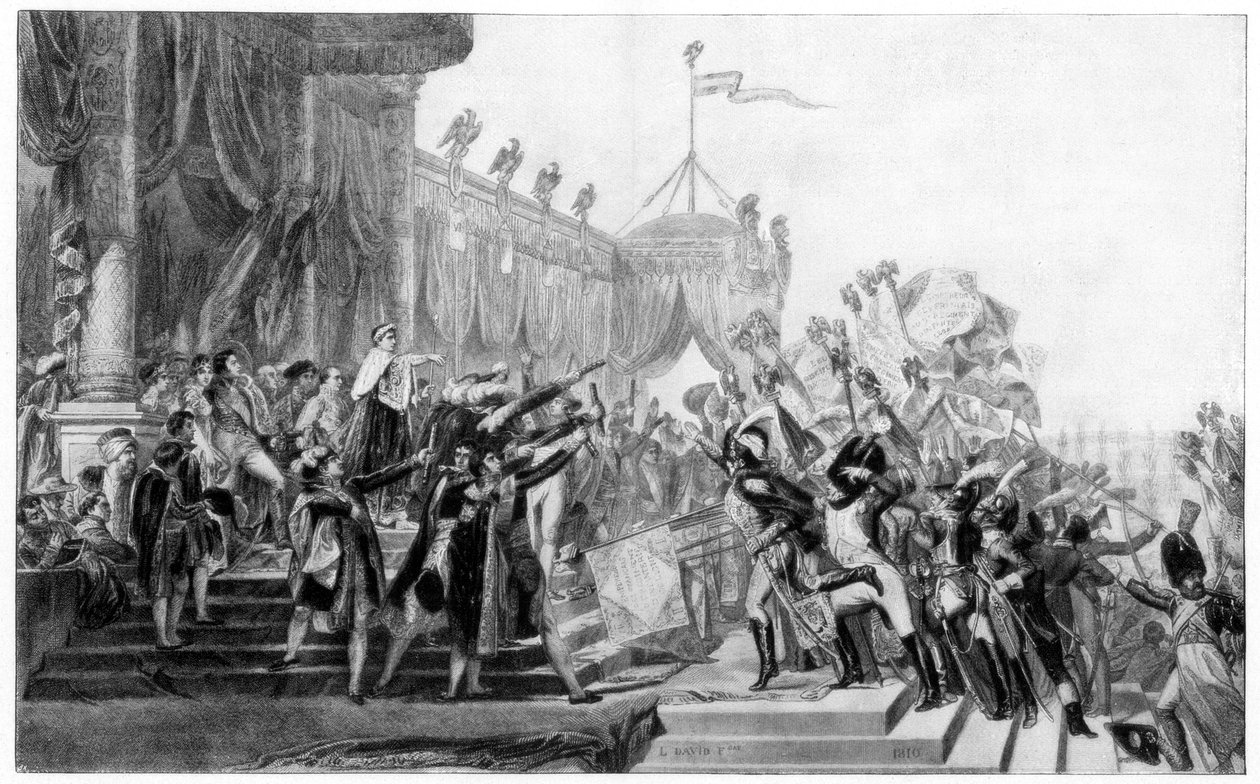 Kartal Standartlarının Dağılımı, 5 Aralık 1804, 1808-1810, 1900 by Unbekannt