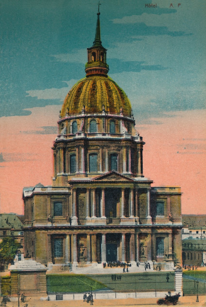 Les Invalides Kubbesi, Paris, c1920 by Unbekannt