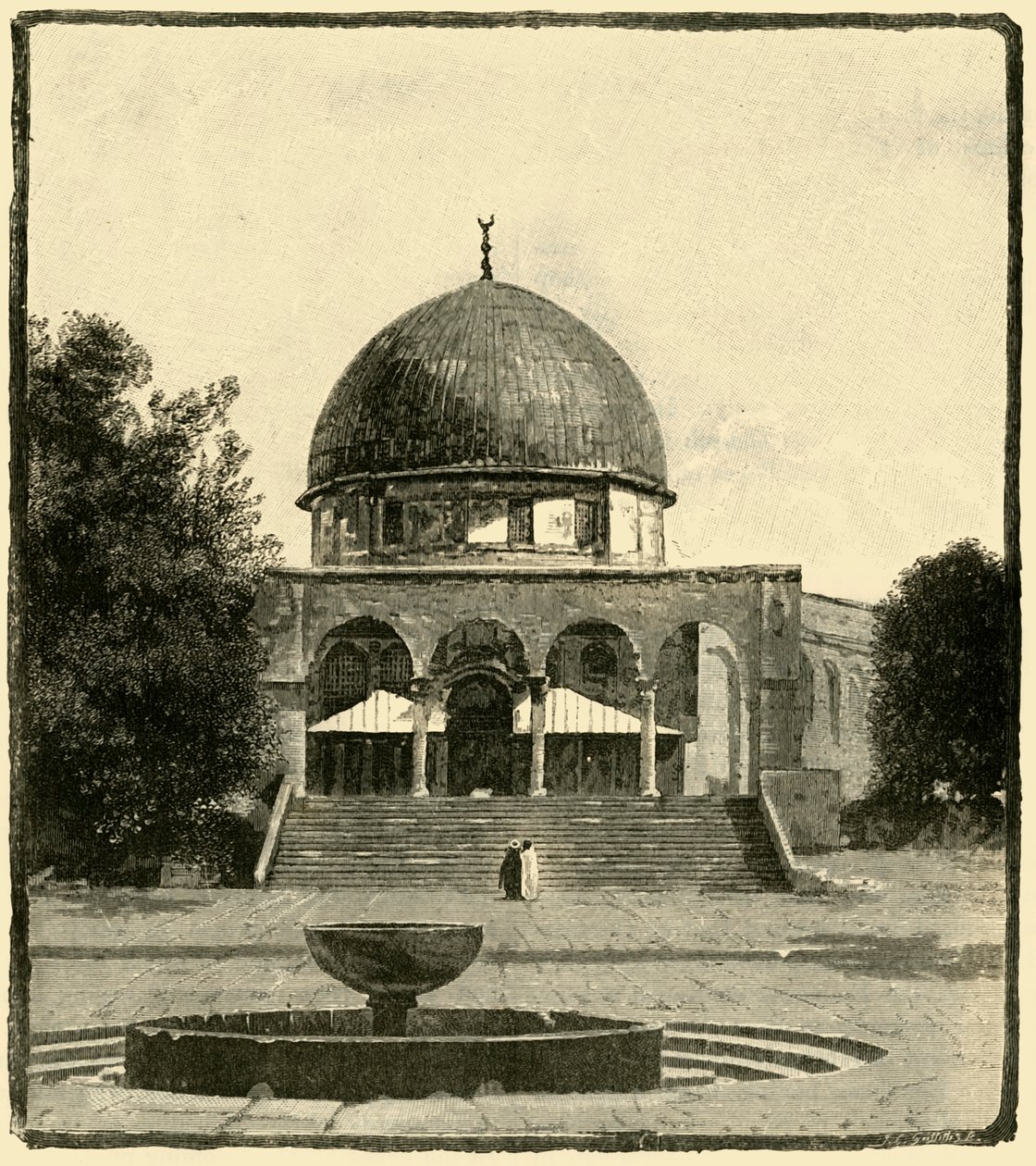 Kubbet-üs Sahra, Kudüs, 1890. by Unbekannt