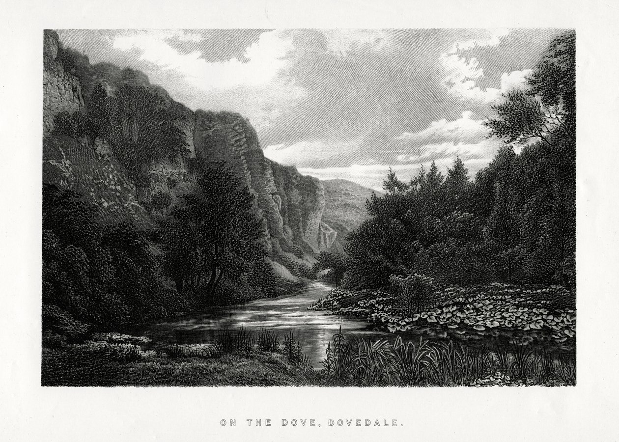 Güvercin, Dovedale, Derbyshire, 1896 by Unbekannt