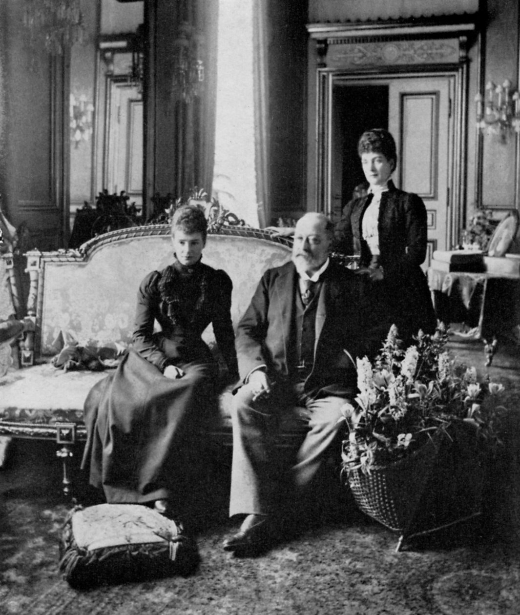 Rusya'nın Dowager İmparatoriçesi, Kral Edward VII ve Kraliçe Alexandra, Mayıs 1900 1964 by Unbekannt