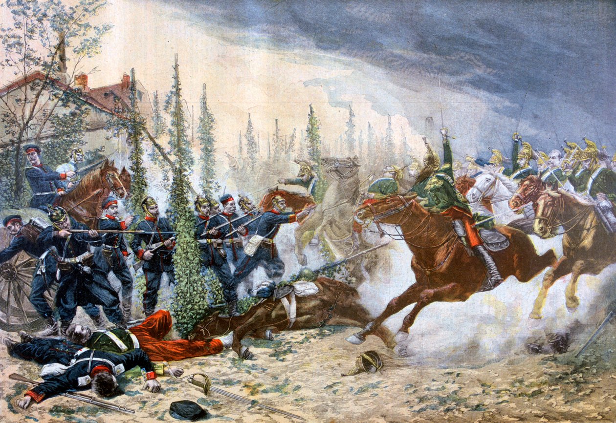 Ejderhalar, Gravelotte Savaşı, 18 Ağustos 1870, 1894 by Unbekannt