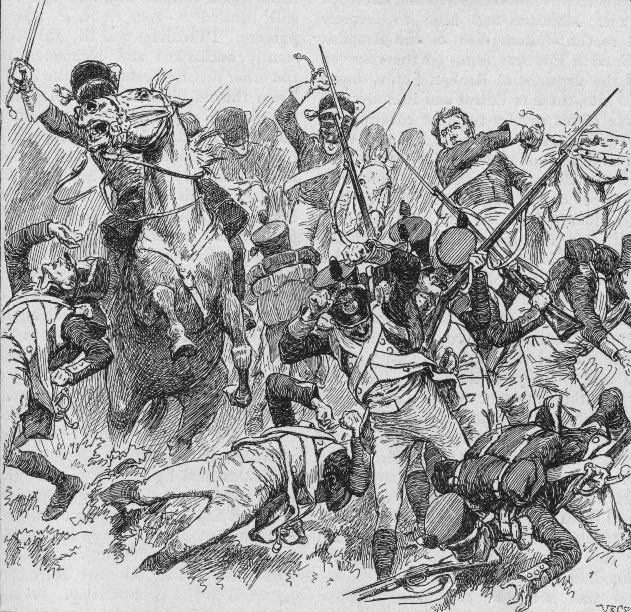 Ejderhalar, Uzun, Parıldayan Kılıçlarıyla Vurarak İlerliyor, 1902 by Unbekannt