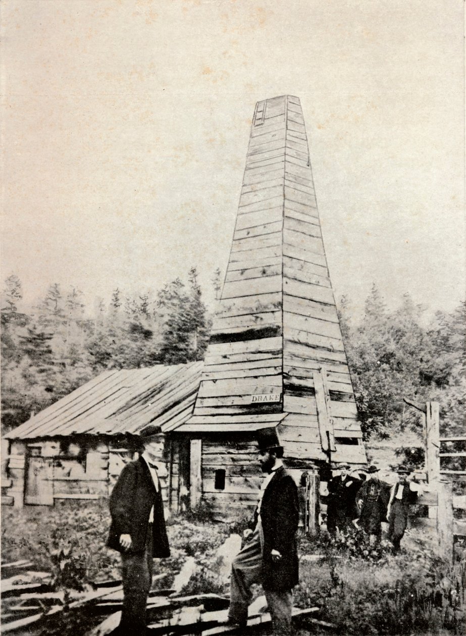 Drake Kuyusu, Pensilvanya, Amerika, 1859 by Unbekannt