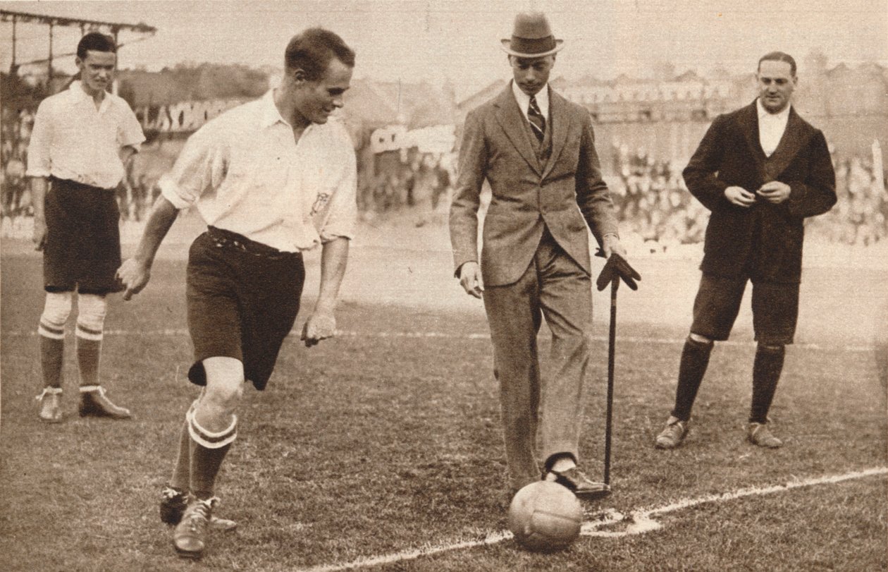 York Dükü, hayırsever futbol maçı, Tottenham Hotspurs ve Corinthians, c1921 by Unbekannt