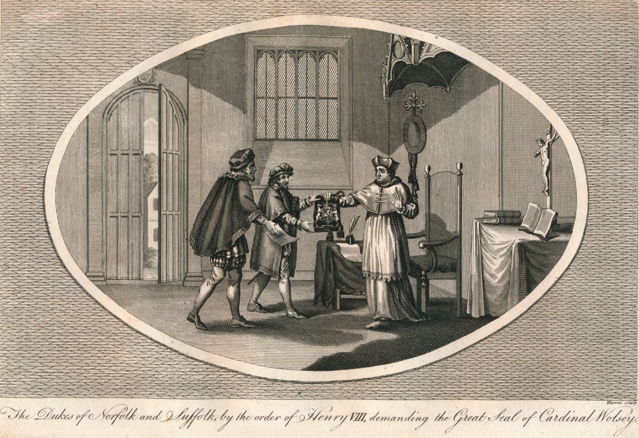 Norfolk Dükleri ve Suffolk, Kardinal Wolsey