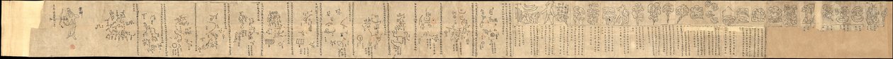 Dunhuang Star haritası, yaklaşık 700 by Unbekannt