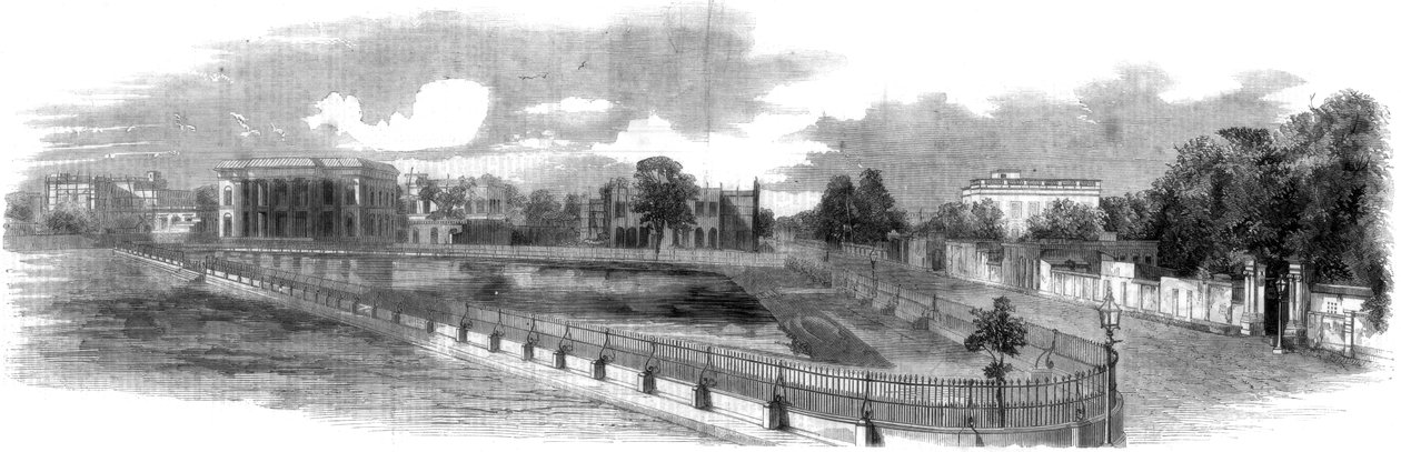 Dunkin Bustee, Chowringhee, Kalküta, Hindistan, 1860 by Unbekannt