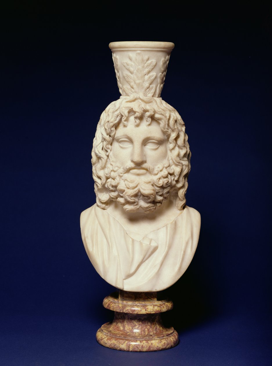 Mısır Tanrısı Serapis, Yunan, 2. yüzyıl (mermer) by Unbekannt