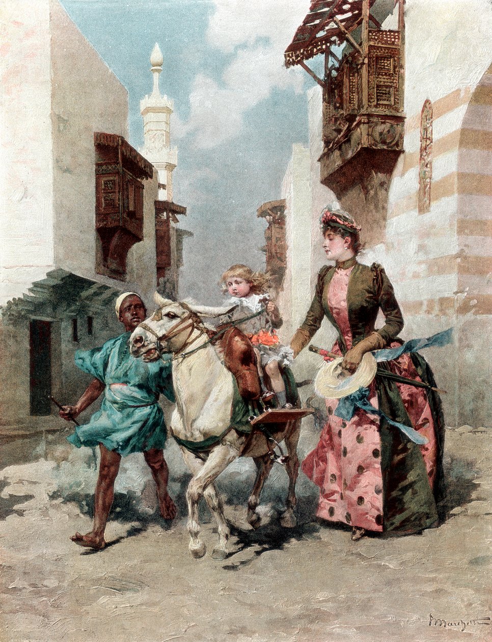 Evrensel Sergide Mısır Mahallesi, Paris, 1889 by Unbekannt