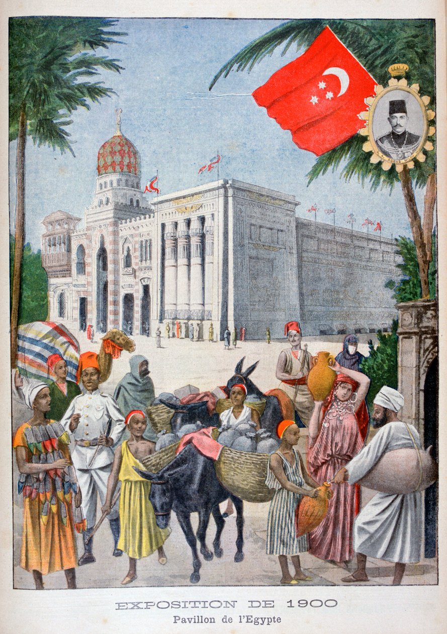 1900 Evrensel Sergisindeki Mısır pavyonu, Paris, 1900 by Unbekannt