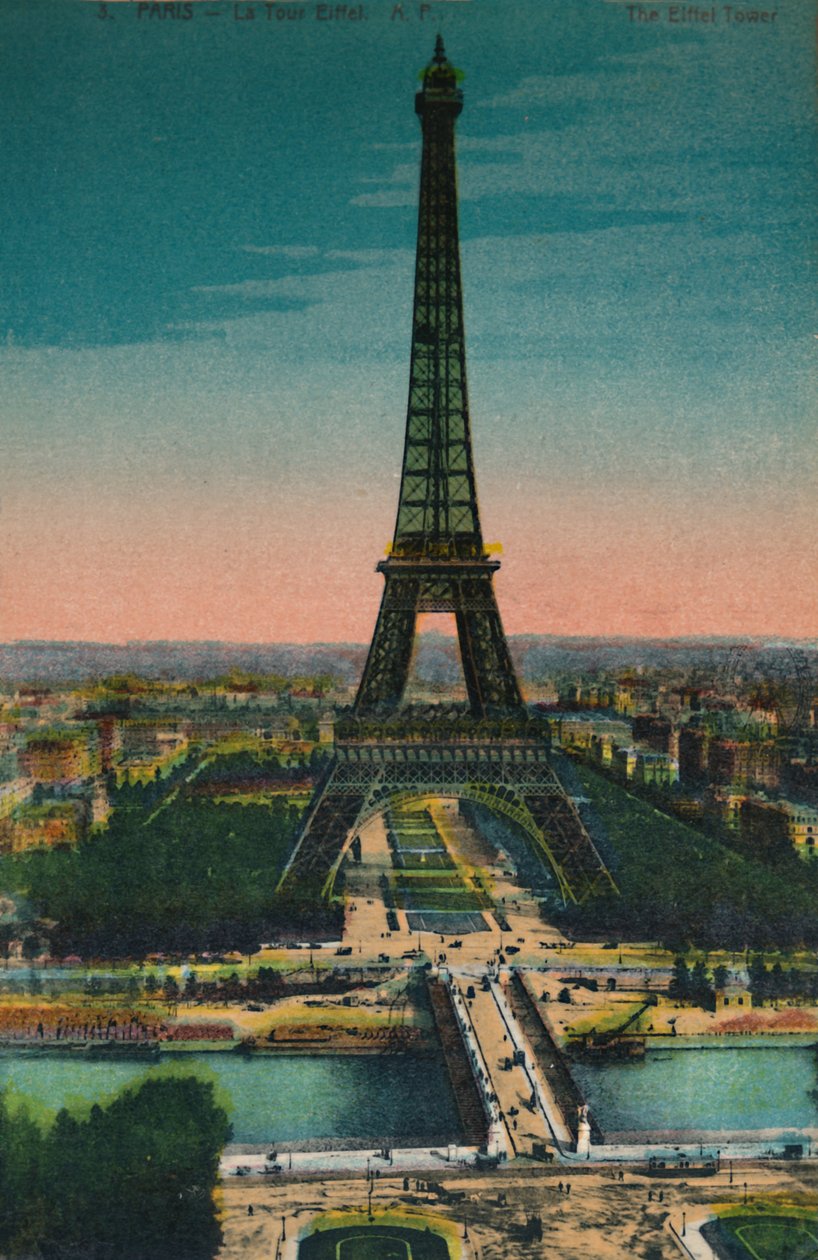 Eyfel Kulesi, Paris, c1920 by Unbekannt