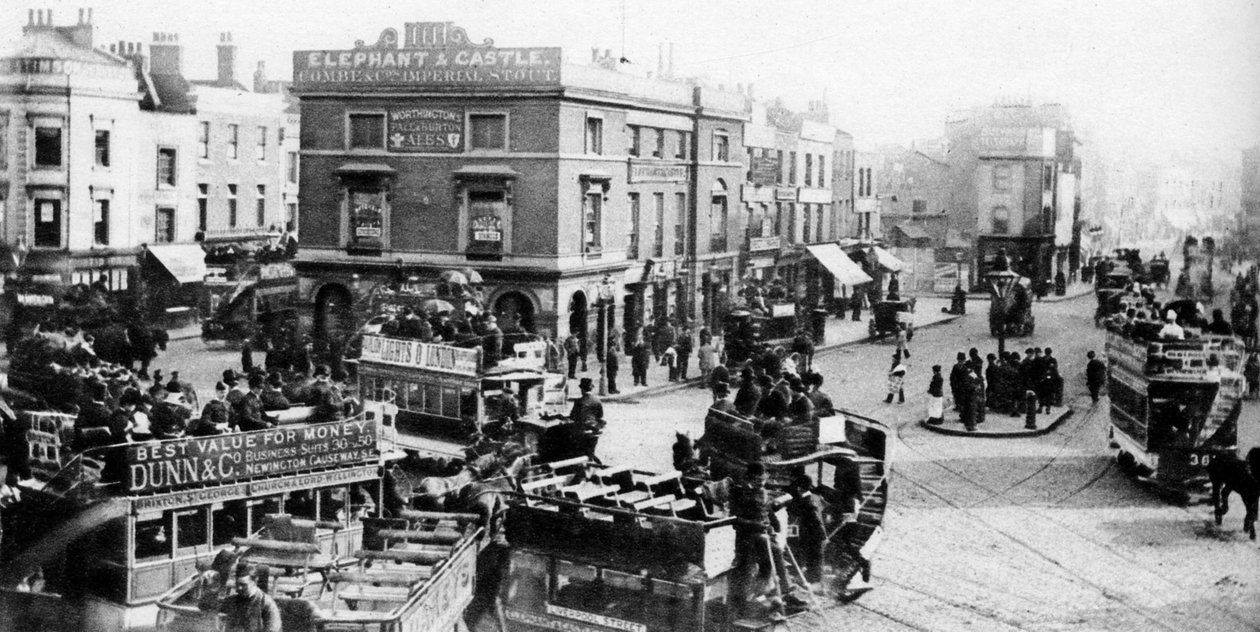 Atlı tramvay zamanında Fil ve Kale, Londra, 1926-1927 by Unbekannt