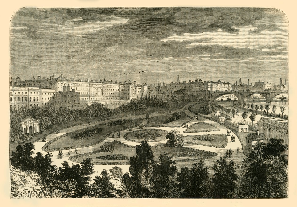 Dolgu, Charing Cross Köprüsü, 1881. by Unbekannt