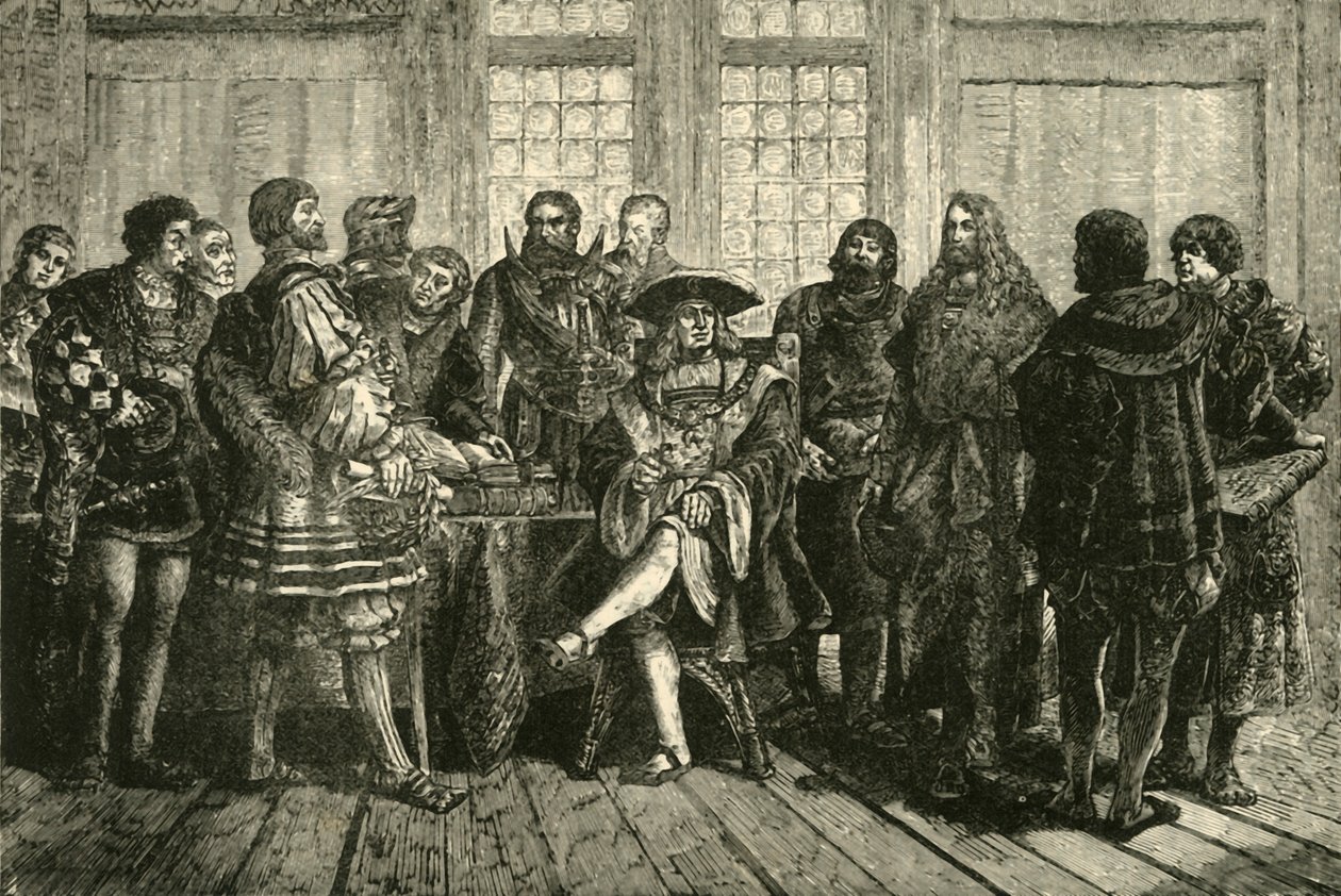 İmparator Maximilian, Çağdaşlarının En Şanlısıyla Çevrelenmiş 1508-1519, 1890. by Unbekannt