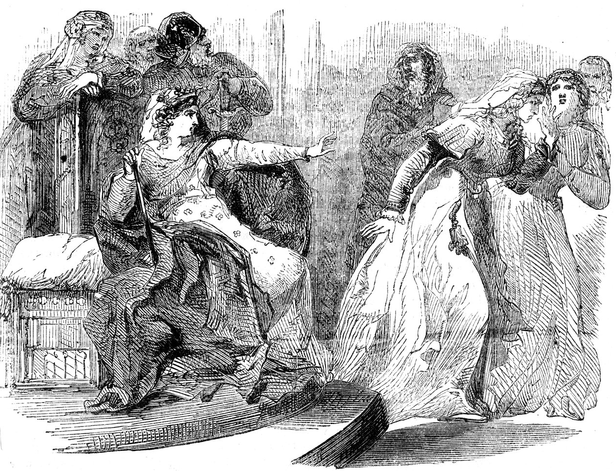 İmparatoriçe Matilda ve Stephen Kraliçesi, 12. yüzyıl by Unbekannt
