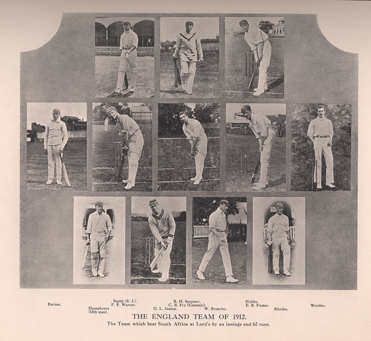 1912 İngiltere kriket takımı by Unbekannt
