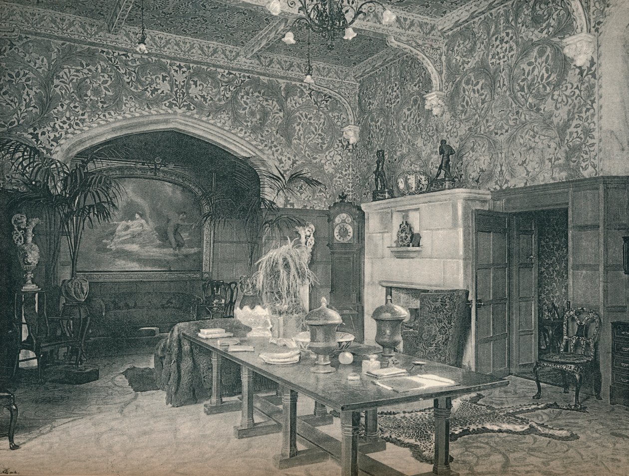 Stanmore Salonu Giriş Salonu, c1891 by Unbekannt