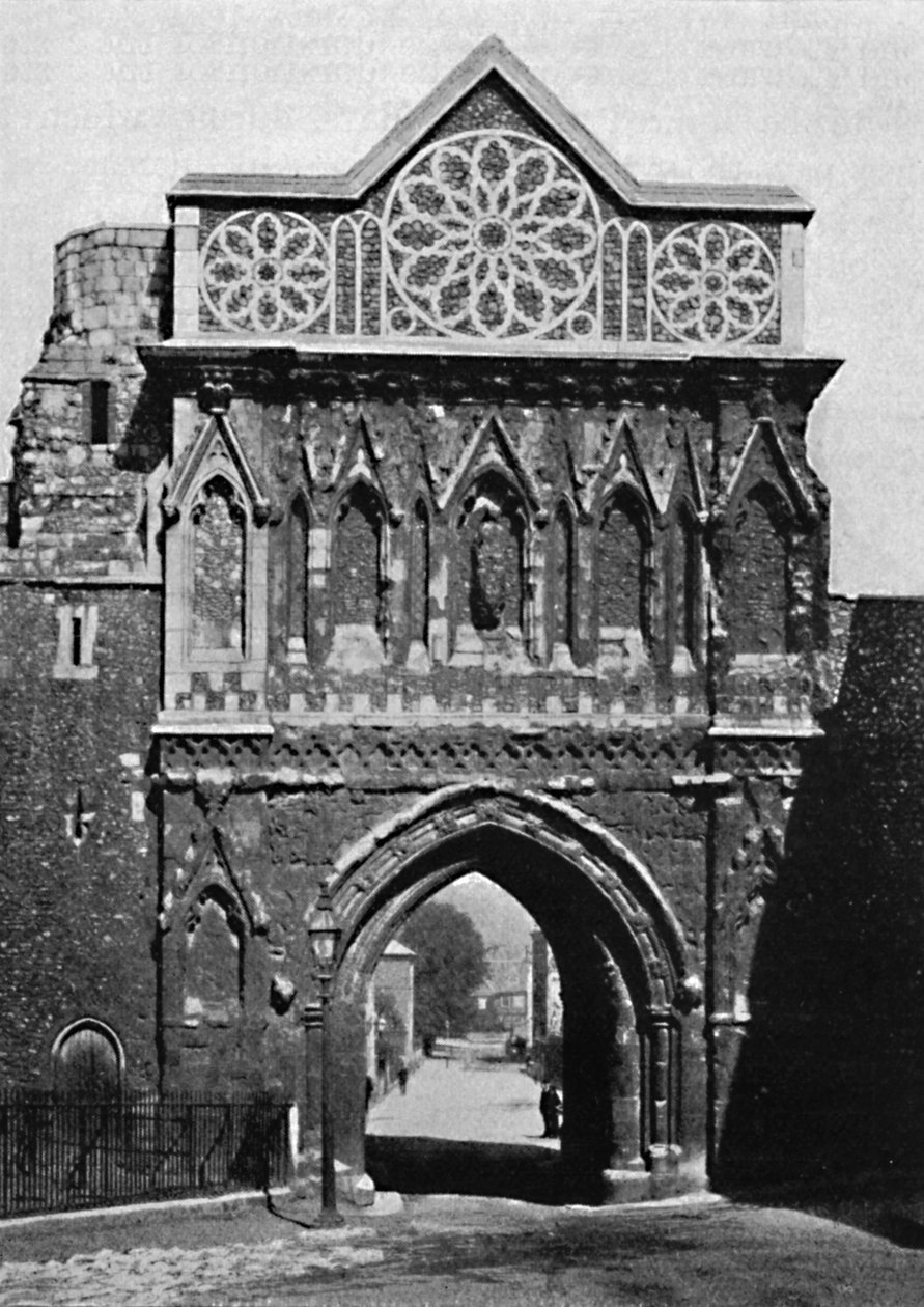 Ethelbert Kapısı, Norwich, 1892, 1903 by Unbekannt