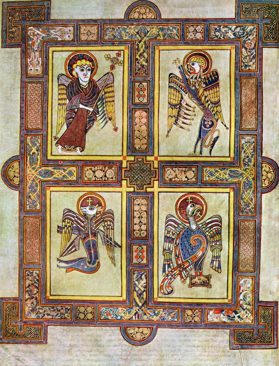 Evanjelik Semboller, MS 800, 20. yüzyıl by Unbekannt