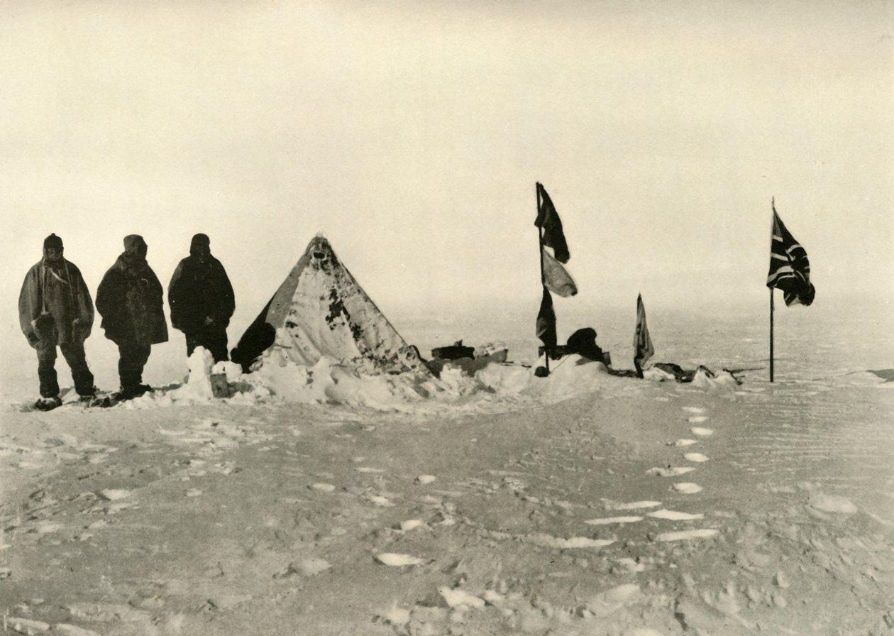 Altmış Saatten Sonra En Uzak Güney Kampı Blizzard, Şubat 1909 by Unbekannt