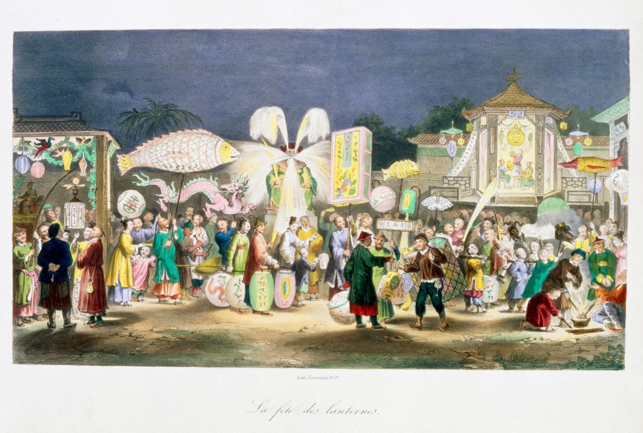 Fener Festivali, Çin, 1824-1827 by Unbekannt
