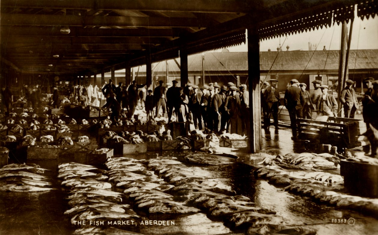 Balık Pazarı, Aberdeen, 19. yüzyılın sonu - 20. yüzyılın başı. by Unbekannt