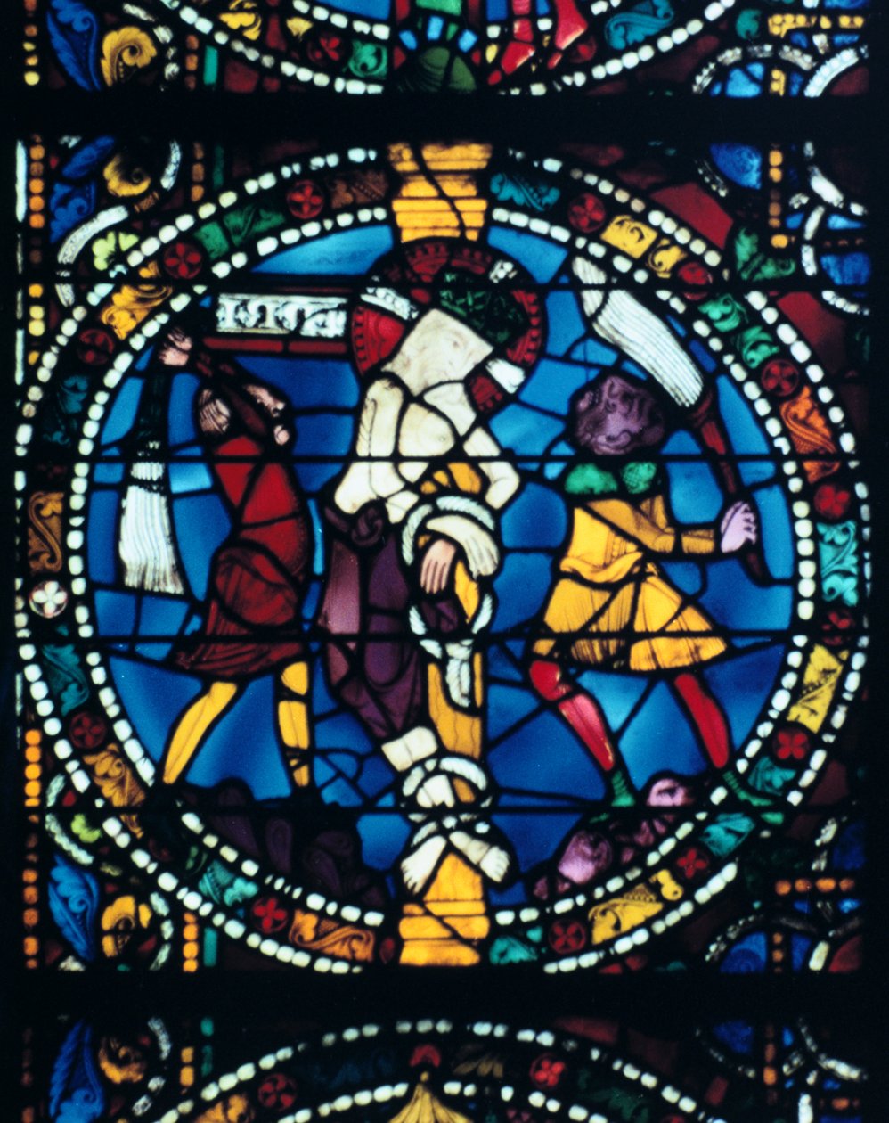 Kırbaçlanma, vitray, Chartres Katedrali, Fransa, 1194-1260 by Unbekannt