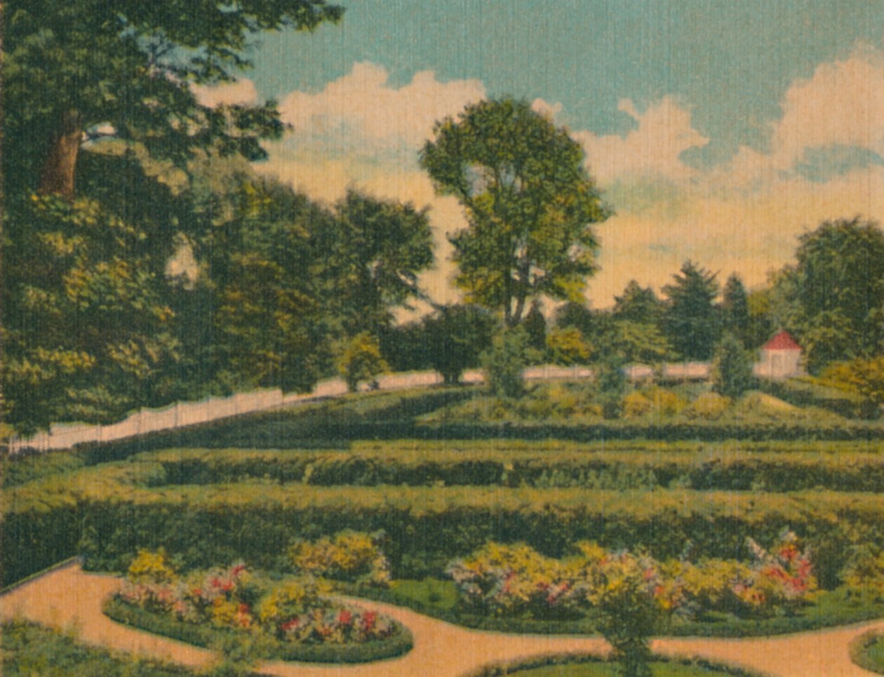 Çiçek Bahçesi, batı ucundan bir görünüm, 1946 by Unbekannt