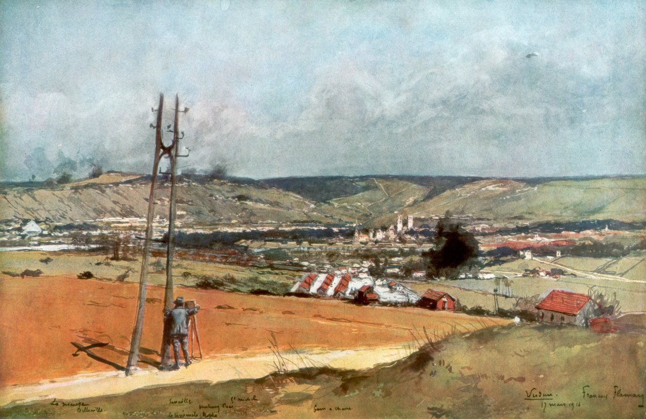 Chaume Kaleleri, Verdun, Fransa, 19 Mart 1916, 1926 by Unbekannt